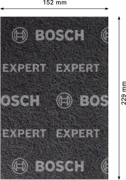 Bosch Expert N880 vliespad voor handmatig schuren 152 x 229 mm middelhard S 20 stuk(s)