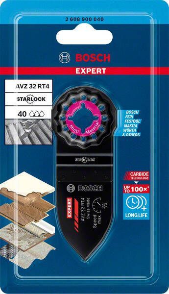 Bosch Accessoires Expert Sanding Finger grof AVZ 32 RT4 multitoolschuurblad 32 x 50 mm 1 stuk(s) 2608900040