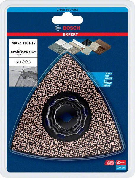 Bosch Accessoires Expert Sanding Plate MAVZ 116 RT2 multitoolzaagblad 116 mm 1 stuk(s) 2608900052