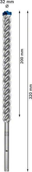 Bosch Accessoires Expert SDS max-8X hamerboor 32 x 400 x 520 mm 5-delig 1 stuk(s) 2608900270 - Foto 1
