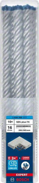 Bosch Expert SDS plus-7X hamerboor 16 x 200 x 265 mm 10 stuk(s)