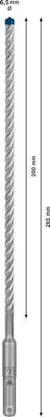 Bosch Expert SDS plus-7X hamerboor 6 5 x 200 x 265 mm 5 stuk(s)