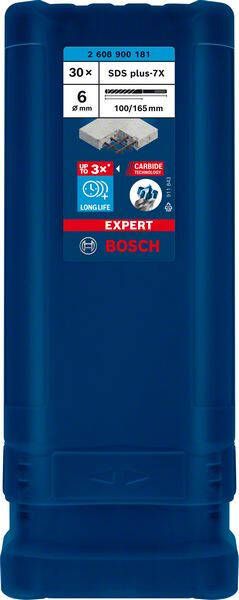Bosch Expert SDS plus-7X hamerboor 6 x 100 x 165 mm 1 stuk(s)