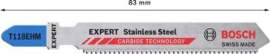Bosch Accessoires Expert 'Stainless Steel' T 118 EHM decoupeerzaagblad 3-delig 1 stuk(s) 2608900562