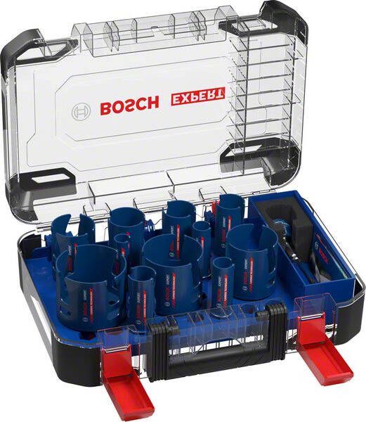 Bosch Accessoires Expert Tough Material gatzaag 20 22 25 32 35 40 44 51 60 68 76 mm 15-delig 1 stuk(s) 2608900489