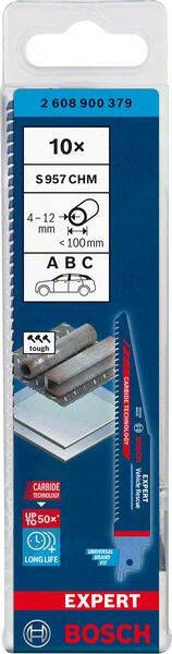 Bosch Accessoires Expert 'Vehicle Rescue' S 957 CHM reciprozaagblad 10-delig 1 stuk(s) 2608900379