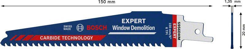 Bosch Expert 'Window Demolition' S 956 DHM reciprozaagblad 1 stuk 1 stuk(s)