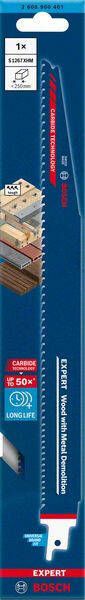 Bosch Accessoires Expert 'Wood with Metal Demolition' S 1267 XHM reciprozaagblad 1 stuk 1 stuk(s) 2608900401