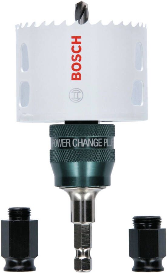 Bosch Accessoires Gatzaag Progressor for Wood & Metal Starter Kit Set (hout en metaal Ø 68 mm) Powerchange Adapter 2608594301