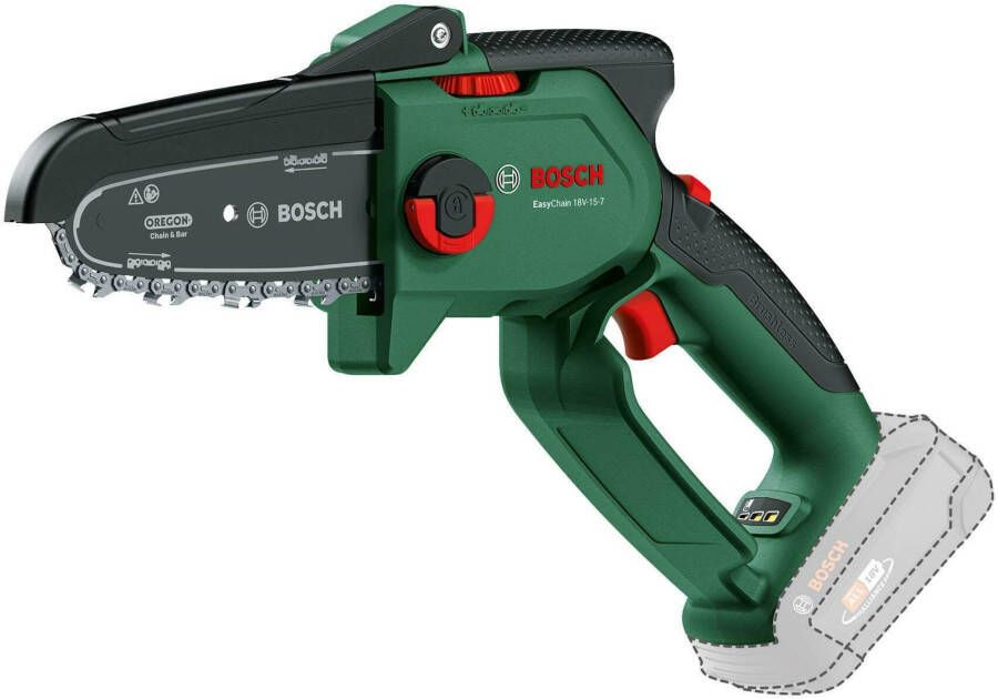 Bosch Groen Accukettingzaag EasyChain 18V-15-7 | Zonder accu en lader 06008B8901