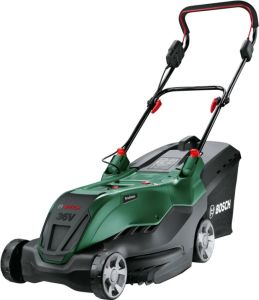 Bosch Groen Accumaaier AdvancedRotak 36V-40-650 | 1 x 36 V Li-Ion accu 4 0 Ah accu + AL 36V-20 lader | opvouwbare opvangbak