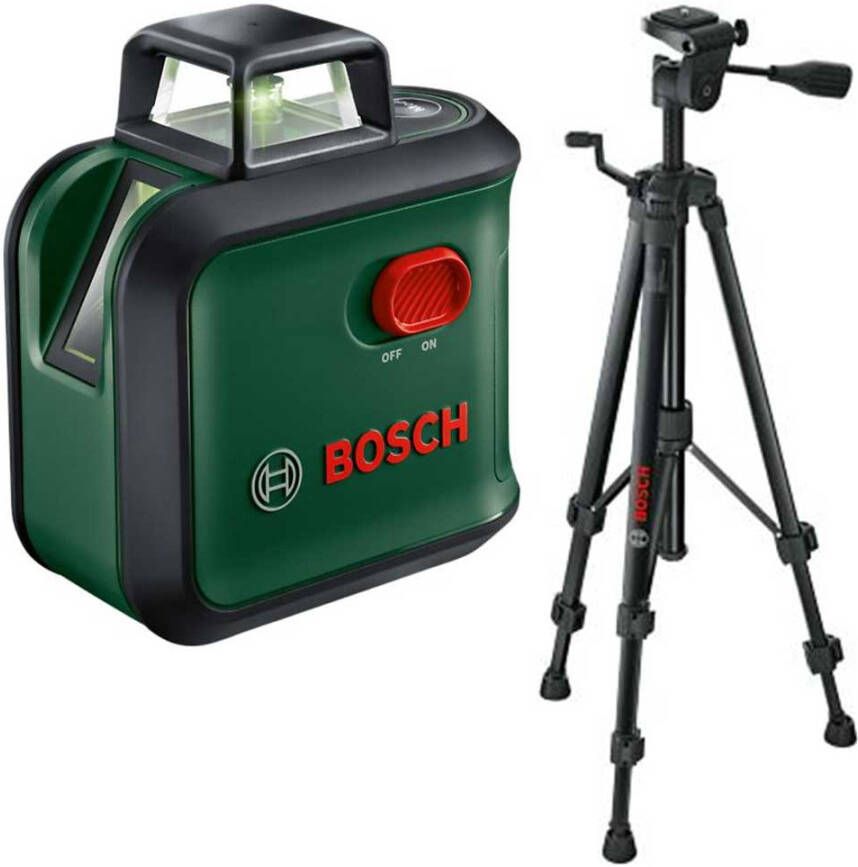 Bosch Groen Advanced Level 360 Kruislijnlaser | 12 m | Zelfnivellerend | Incl. Statief 0603663B04