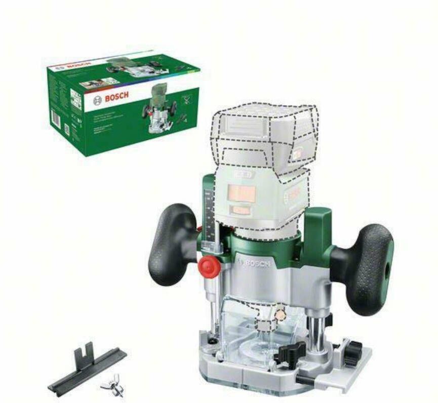 Bosch Groen AdvancedTrimRouter 18V-8 bovenvreesvoet 1600A02RD7