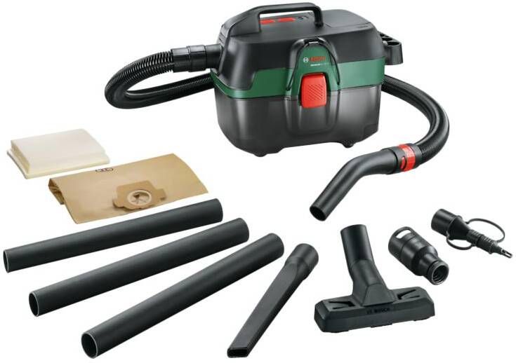 Bosch Groen AdvancedVac 18V-8 Accu Nat- en droogzuiger | 18 V | 8 liter | 29 l s 06033E1000