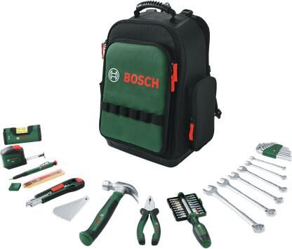 Bosch Groen Gereedschapsrugzakset | 60-delig 1600A02ZA1