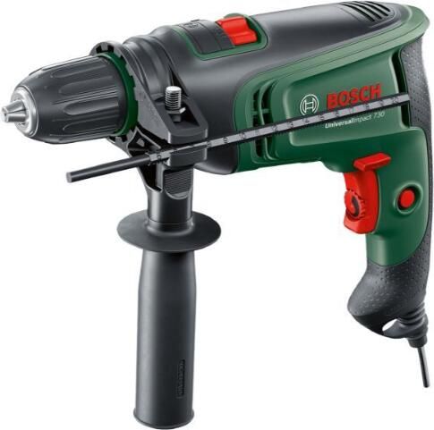Bosch Groen Klopboormachine UniversalImpact 7500 | Incl. Dieptestop en additionele handgreep 0603313401