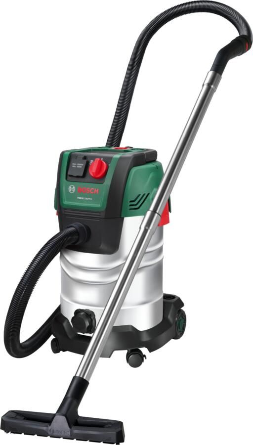Bosch Groen PAS 30-240PRS BE Stofzuiger | inclusief 2 m zuigslang + mondstukken en filters + afstandsbediening 06033E73W0