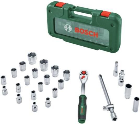 Bosch Groen Ratelset 1 2" Set | 25-delig 1600A039J7
