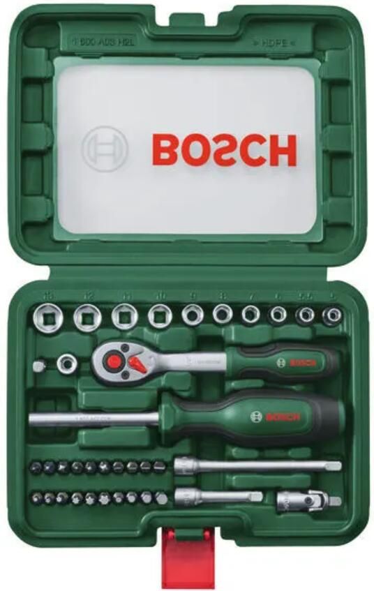 Bosch Groen Ratelset 1 4" | 37-delig 1600A039J6