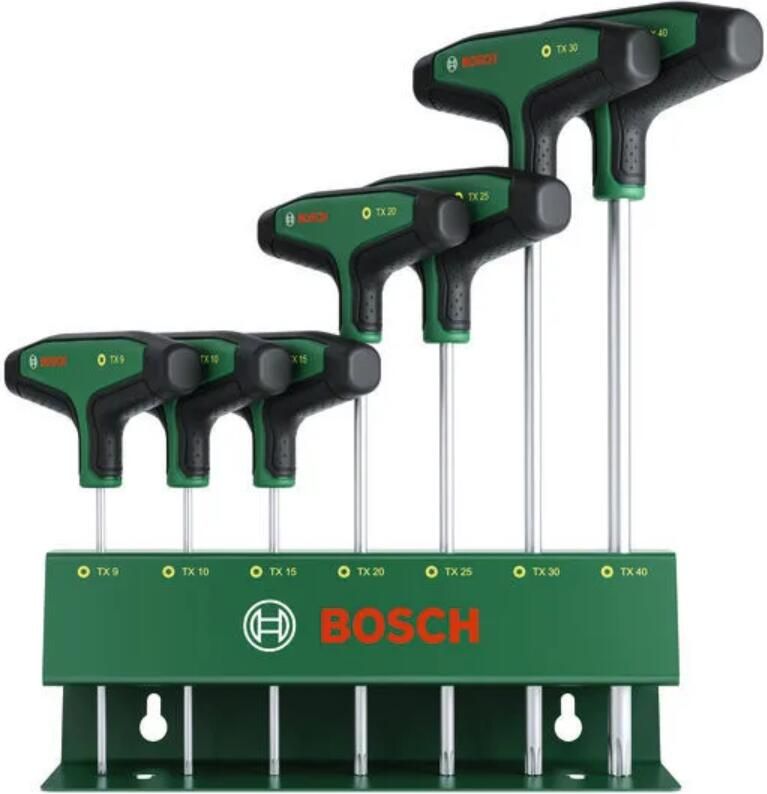 Bosch Groen Schroevendraaierset | T-greep Torx | 7-delig 1600A039J2