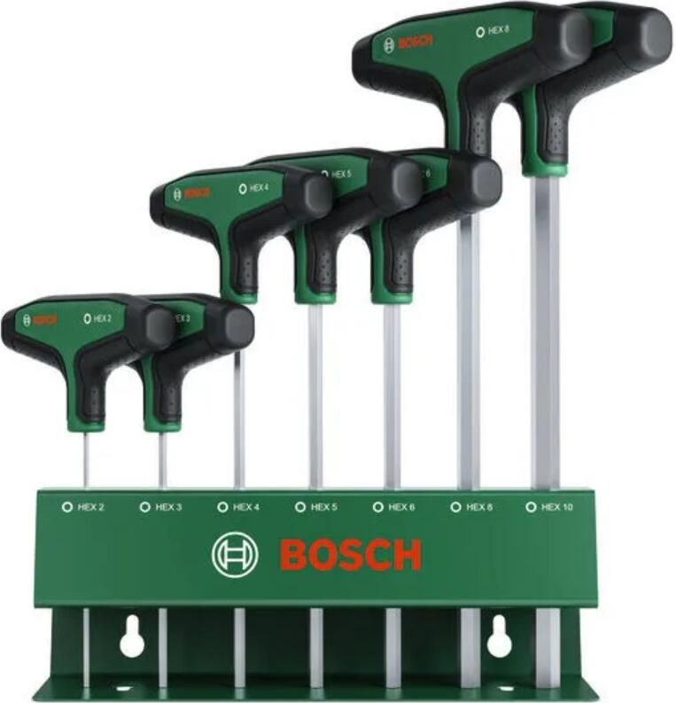Bosch Groen Schroevendraaierset | T-greep zeskant | 7-delig 1600A039J1