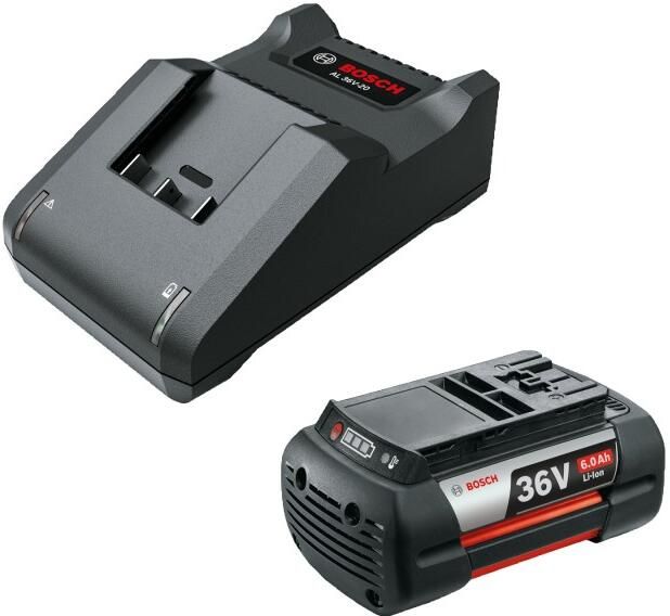 Bosch Groen Starter Kit 36 V | 1x 36V 6.0 Ah accu en 1x lader AL 36V-20 F016800636