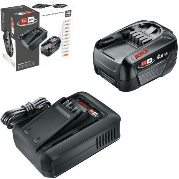 Bosch Groen Starter Set 18V 1 x 18V 4.0Ah + AL18V-44 1600A031T6