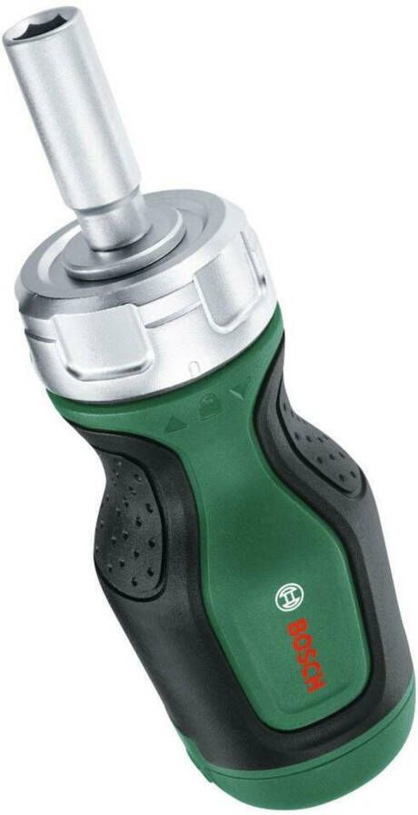 Bosch Groen Compacte ratelschroevendraaier met 6 bits 1600A027PK