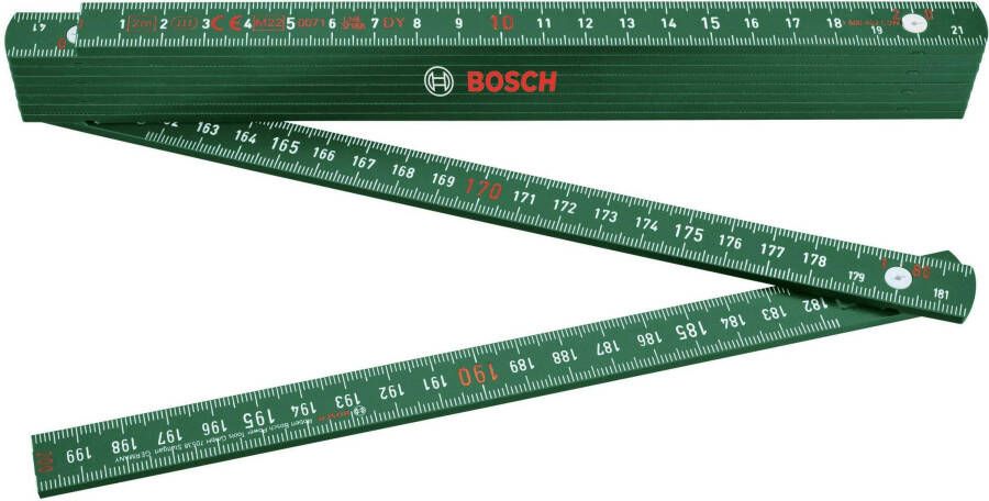 Bosch Groen Duimstok 2 m 1600A02ET4