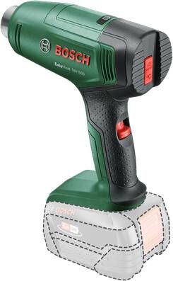 Bosch Groen EasyHeat 18V-500 Accuheteluchtpistool | Incl. Reduceermondstuk | Zonder Accu en Lader 06032A8000