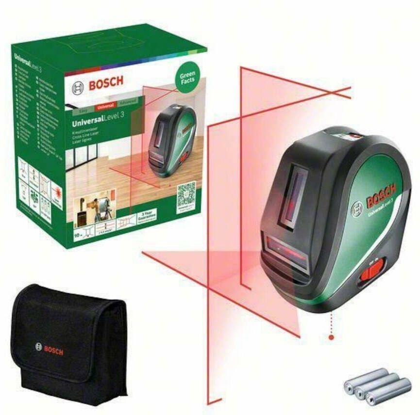 Bosch Groen Kruislijnlaser UniversalLevel 3 0603663904