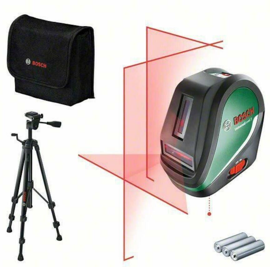 Bosch Groen Kruislijnlaser UniversalLevel 3 Set 0603663905