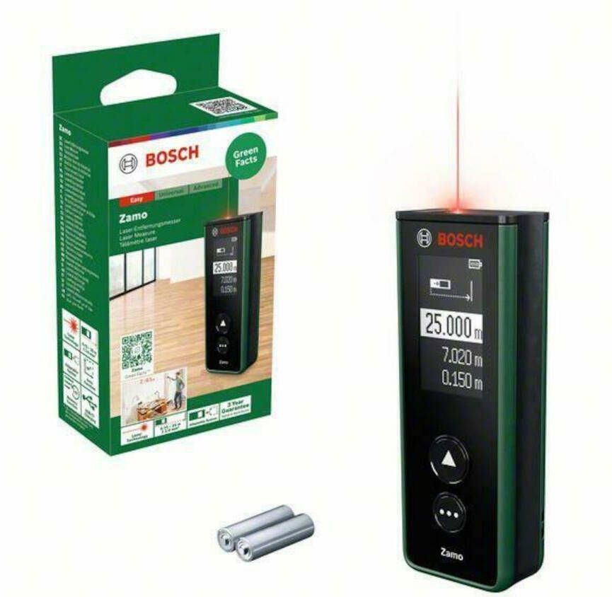 Bosch Groen Laserafstandsmeter Zamo 0603672900
