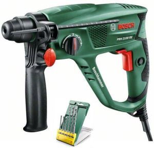 Bosch Groen PBH 2100 RE Boorhamer | + Promoline 6-dlg SDS plus S2 set