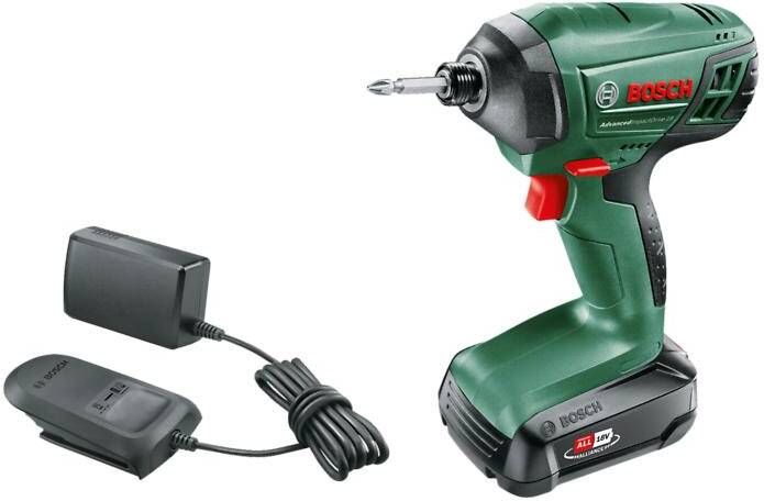 Bosch Groen PDR 18 LI Advanced ImpactDrive 18 Accu Slagschroevendraaier | 18 V | 1 5 Ah accu + lader 0603980302