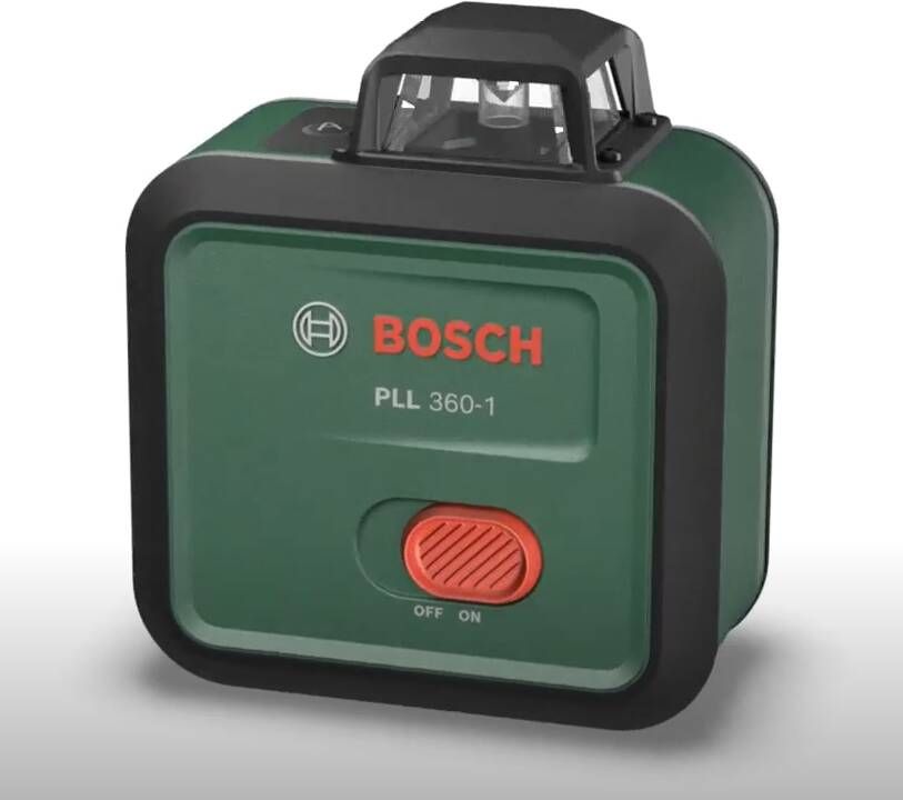 Bosch Groen PLL 360-1G Set 360-lijnlaser | Geïntegreerde Li-ion Batterij + Opbergetui + Statief 1 2 m 0603663MZ1