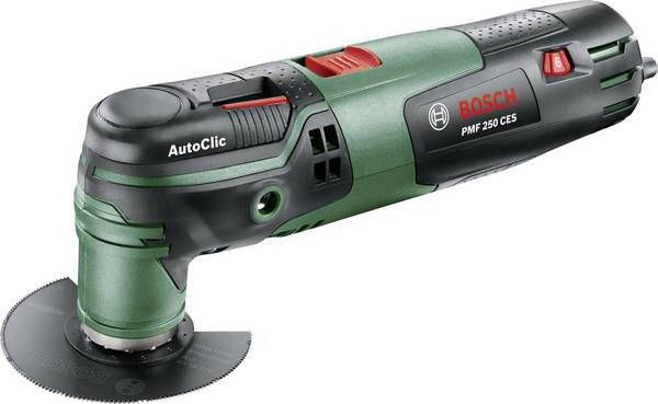 Bosch Groen PMF 250 CES UNI 0603102105 Multifunctioneel gereedschap 250W | in koffer