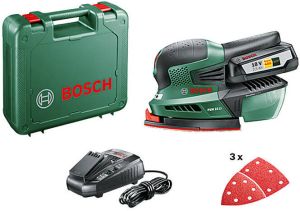 Bosch Groen PSM 18 LI accu schuurmachine | 18v 2.5Ah Li-ion 06033A1303