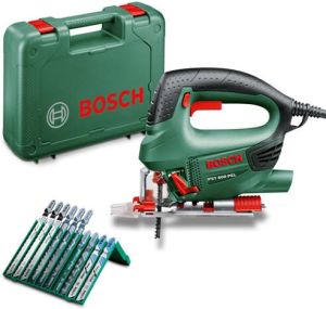 Bosch Groen PST 800 PEL decoupeerzaag + 10 zaagbladen 06033A0101