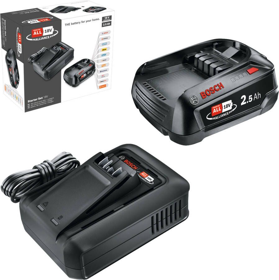 Bosch Groen Starter Set 18V 1 x 18V 2.5Ah + AL 18V-44 1600A031T4