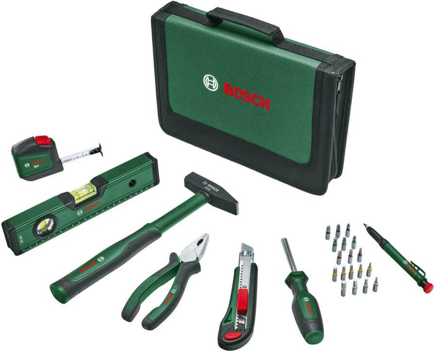 Bosch Groen Universal handgereedschapset 25-stuks 1600A02BY6