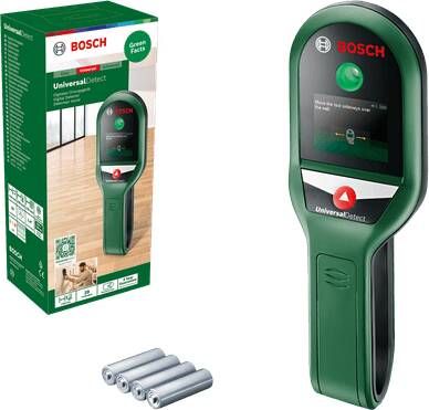 Bosch Groen UniversalDetect Detector | Inclusief Batterijen 06036813Z0