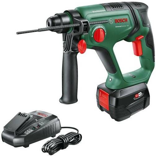 Bosch Groen UniversalHammer 18V | 2.0 J | 4.0 Ah accu + Oplader | In transportkoffer 06039D6004