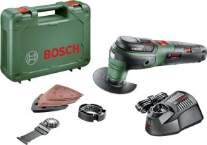 Bosch Groen UniversalMulti 12 12V Li-Ion accu multitool set in koffer met 1 x 2 5Ah accu