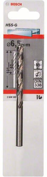 Bosch Accessoires Metaalboren HSS-G Standard 12 x 101 x 151 mm 1st 2608585940 - Foto 1