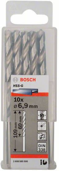 Bosch Metaalboren HSS-G Standard 6 9 x 69 x 109 mm 10st