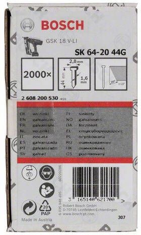 Bosch Nagel met verzonken kop SK64 20 44G