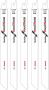 Bosch Accessoires Reciprozaagblad S1122HF Flexible for Wood and Metal 5st 2608656021 - Thumbnail 1