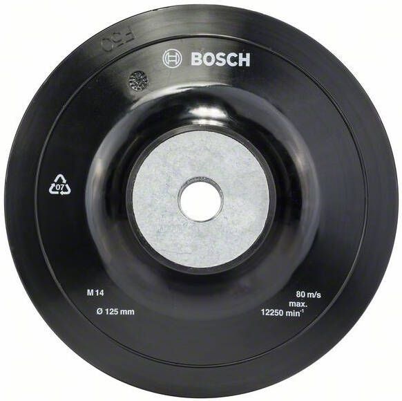 Bosch Accessoires Rubber steunschijven 125 mm 12.500 o.p.m 1st 1608601033