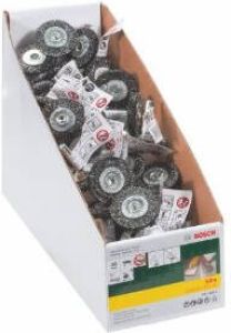 Bosch Accessoires Schijfborstels voor boormachines gegolfde draad 38 mm | 50 stuks 2607017122